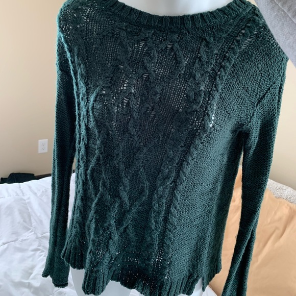 💚Aeropostale hunter green lightweight sweater - Picture 2 of 5